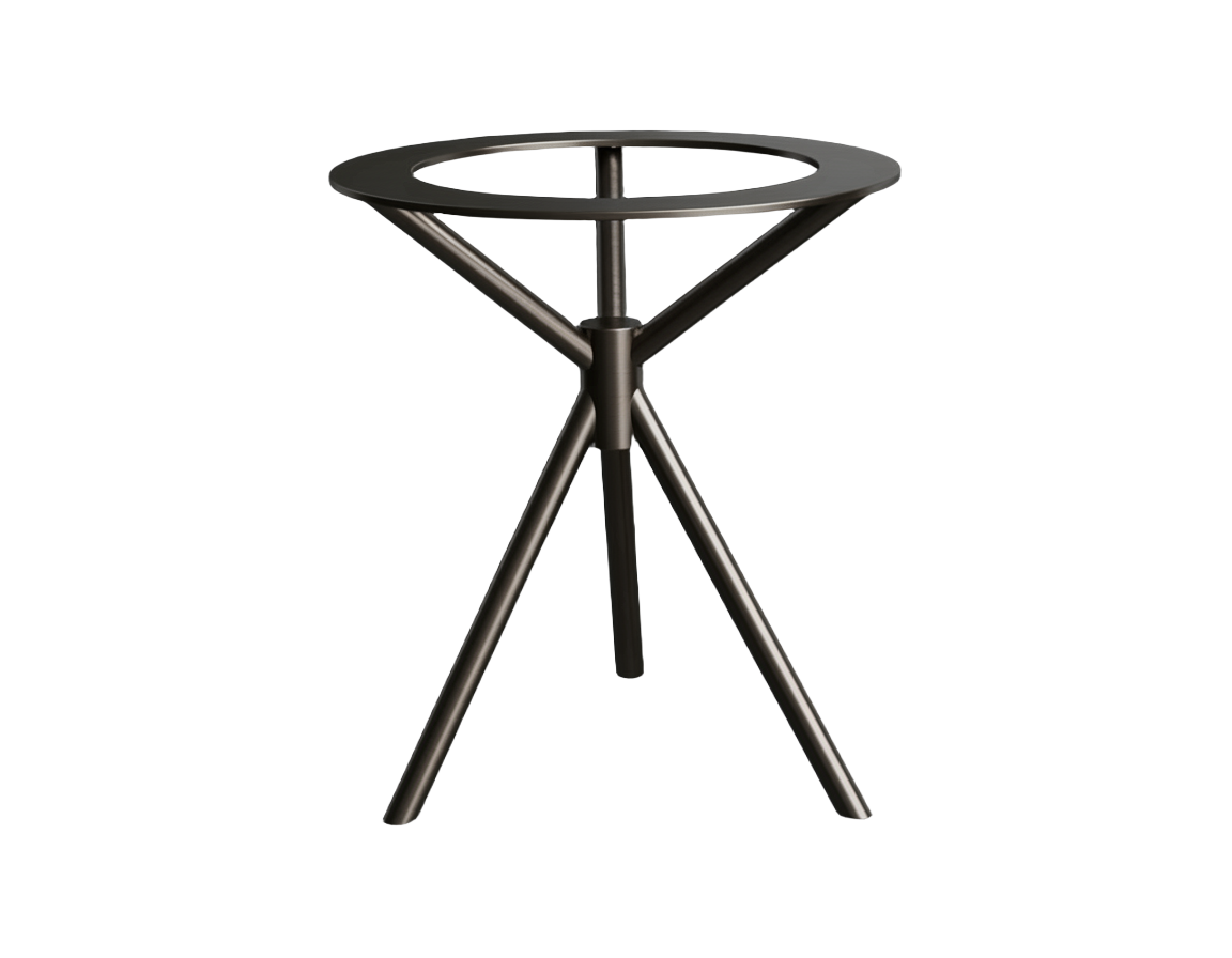 Verwijder de volledige achtergrond zodat alleen de salontafel van versteend hout vrijstaand overblijft, met transparante achtergrond, in dezelfde stijl en uitsnede als de huidige foto.